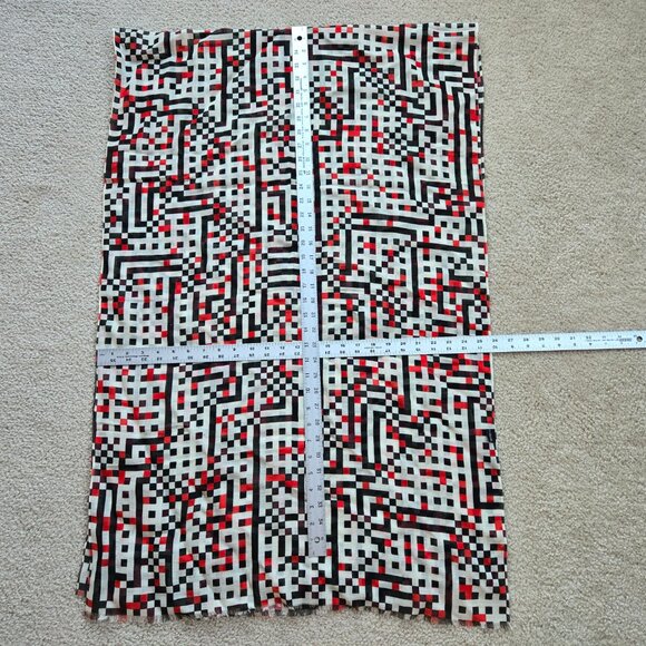 Zuzunaga Accessories - 100% wool scarf geometric pattern